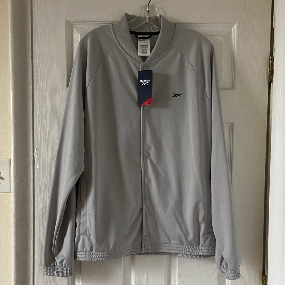 Reebok Men’s Basketball Snap Jacket Size XL